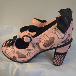 Pink Lingerie Mary Jane Pumps